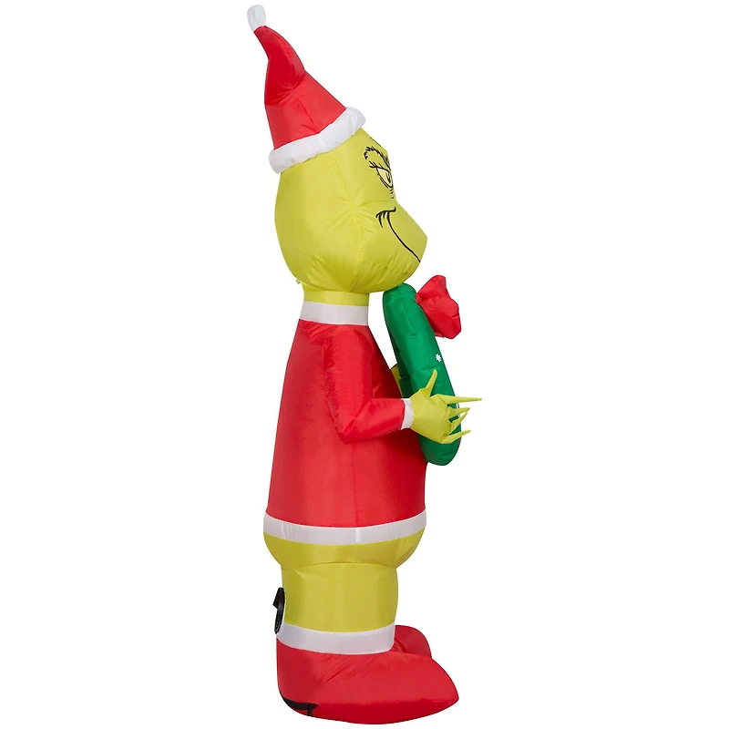 4ft. Airblown® Inflatable Christmas Grinch with Wreath