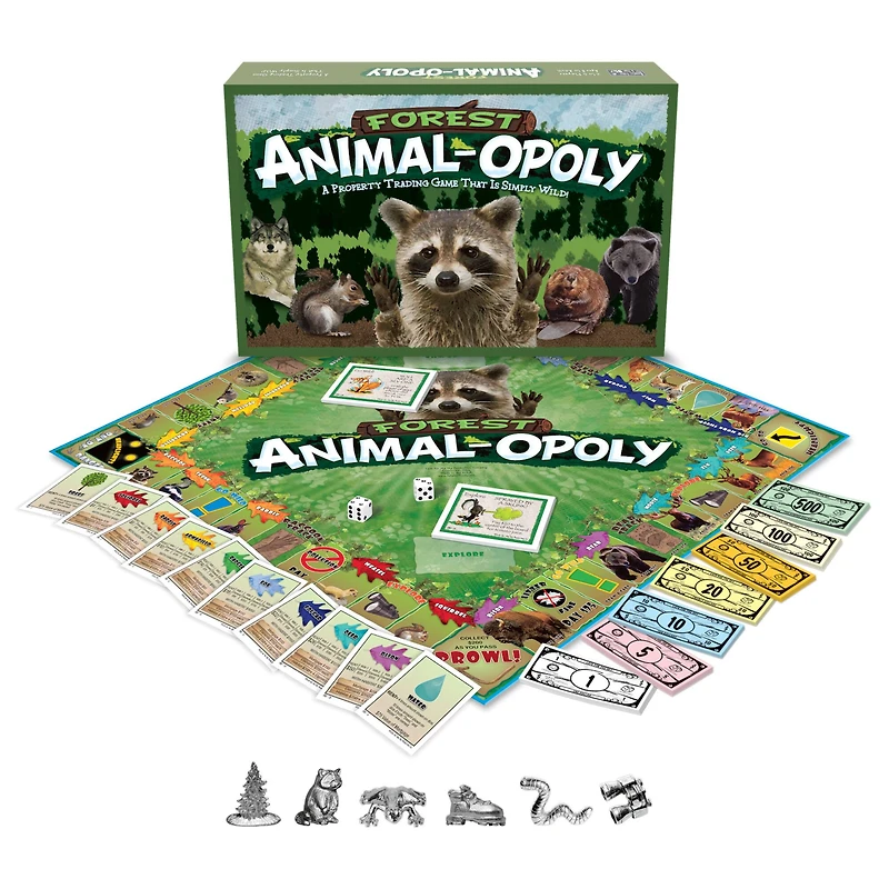 Late For The Sky Forest Animal-Opoly™ Board Game