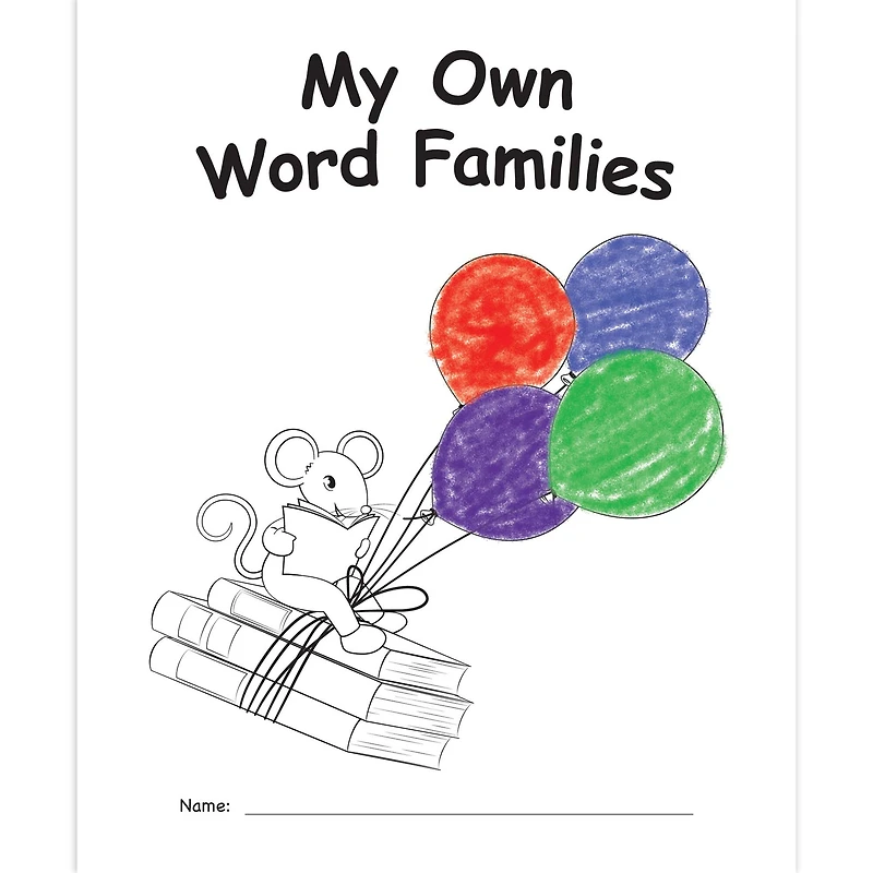 Teacher Created Resources® My Own Books: My Word Families Books, 25ct.