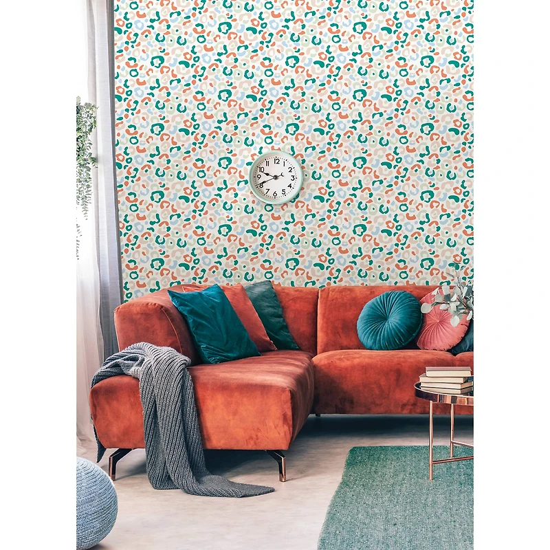 NuWallpaper Aelfie Leopard Spots Peel & Stick Wallpaper