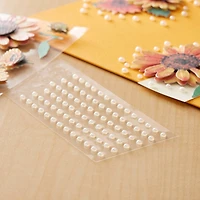 12 Packs: 40 ct. (480 total) White Faux Pearl Adhesives by Recollections™