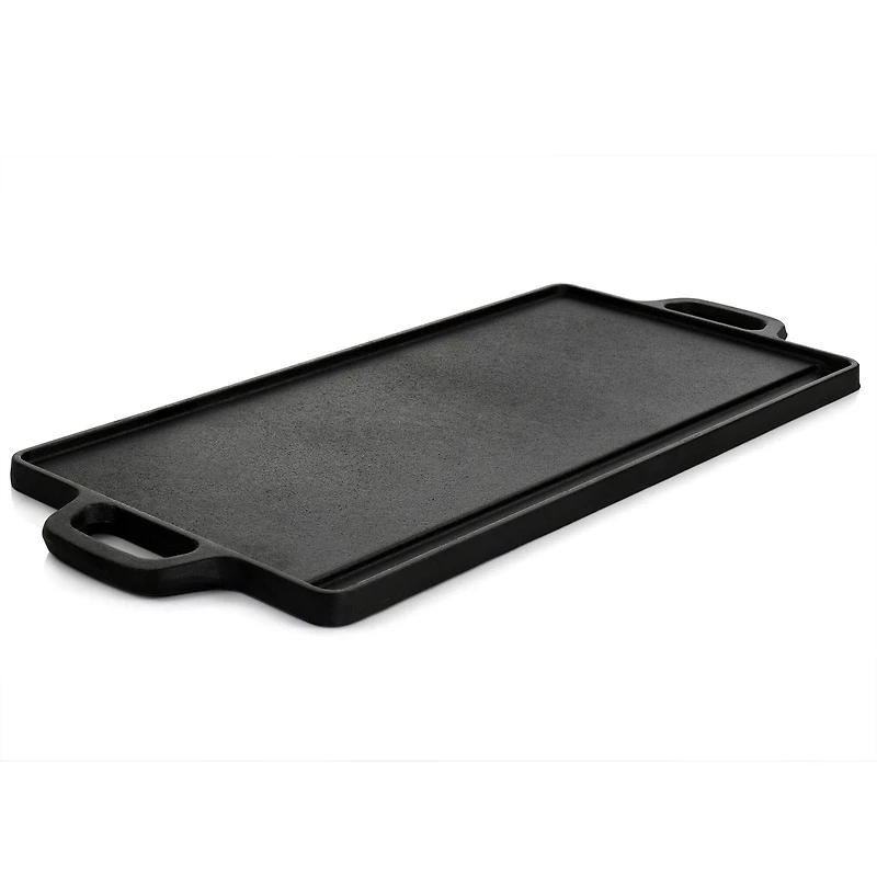Oster Castaway Pre-Seasoned 18" x 9" Cast Iron Reversible Griddle