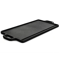 Oster Castaway Pre-Seasoned 18" x 9" Cast Iron Reversible Griddle