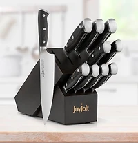 JoyJolt® 11-Piece Assorted High Carbon Knife Block Set