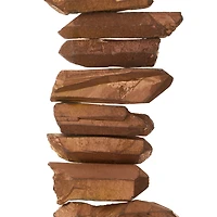 Bronze Luster Crystal Quartz Stick Beads by Bead Landing™