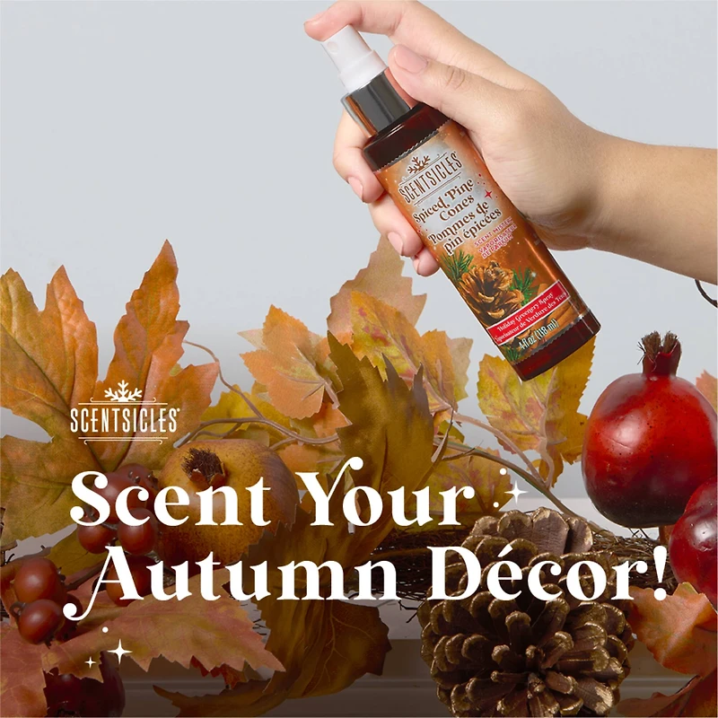 Scentsicles Scent Mister Into the Vanilla Woods,  Autumn 'n Apples and Spiced Pine Cones, 3 pack