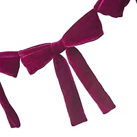 6ft. Big Bow Garland by Ashland