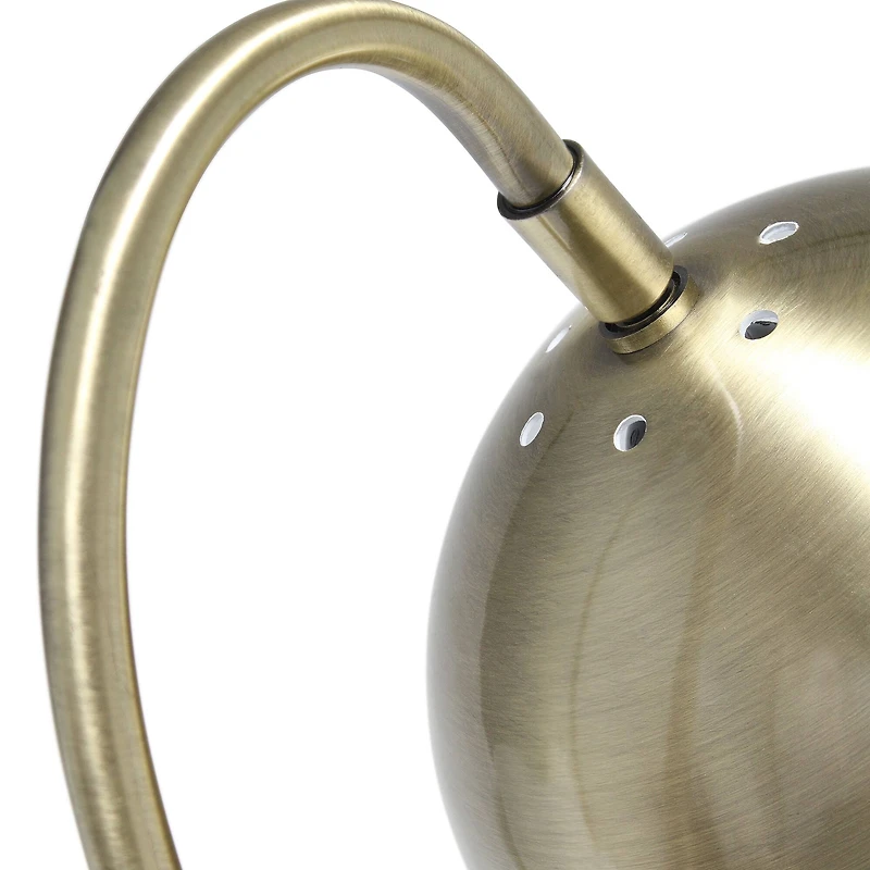 Lalia Home 20" Curved Table Lamp with Dome Shade