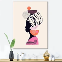 Designart - Ethnic Portrait of African American Woman