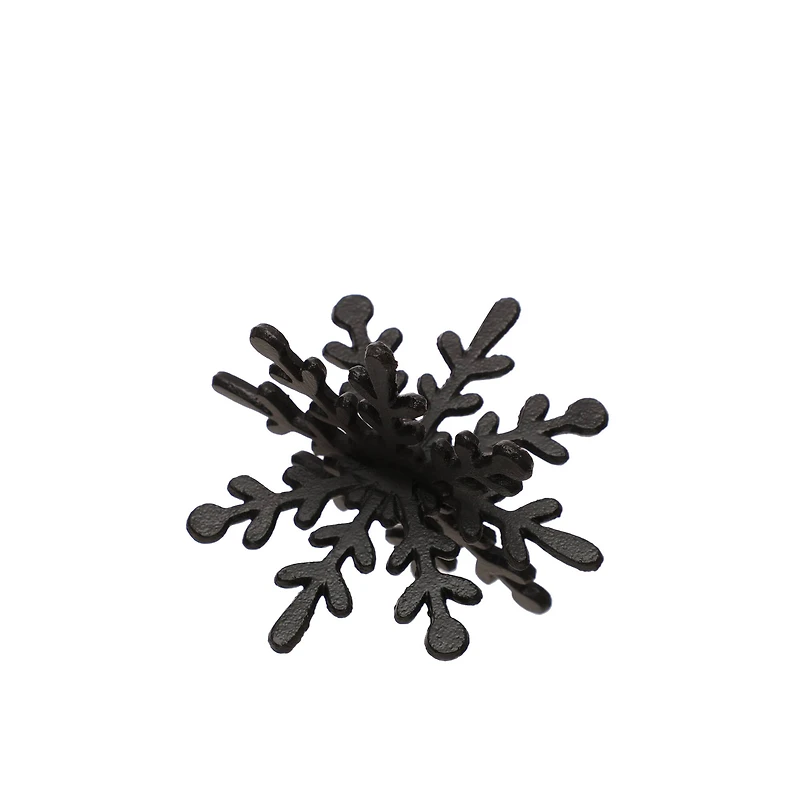 5.5" Black Snowflake Tabletop Décor by Ashland®