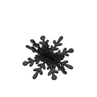 5.5" Black Snowflake Tabletop Décor by Ashland®
