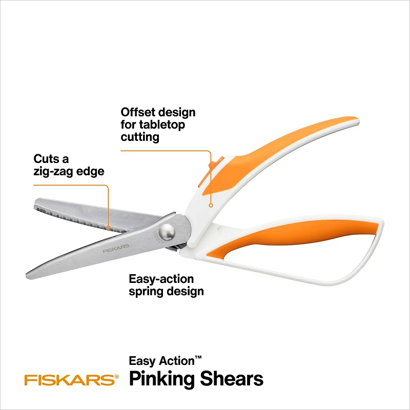 Fiskars® Easy Action™ Pinking Shears