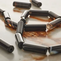 Tuxedo Agate Tube Beads, 13mm by Bead Landing™