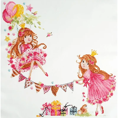 Diamond Dotz® at Home Intermediate Princess Party Diamond Painting Kit