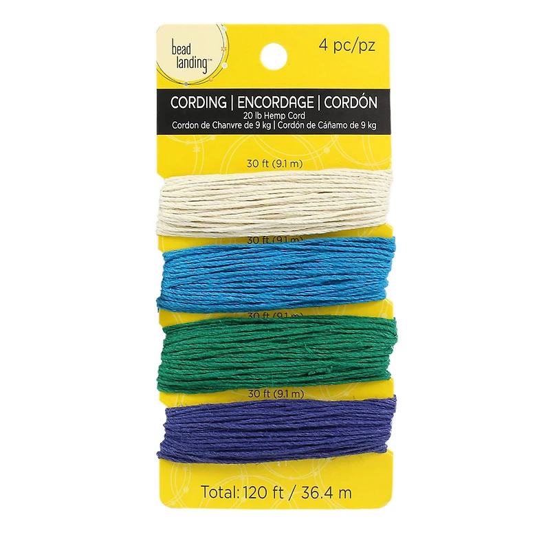 12 Pack: 20lb. Hemp Cord by Bead Landing™