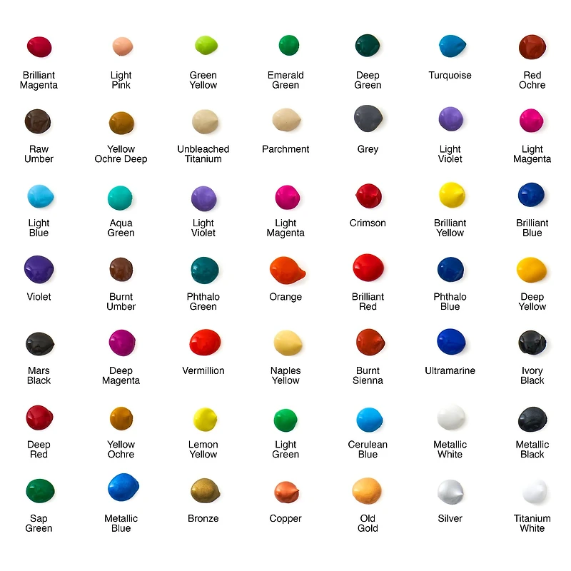 48 Piece Acrylic Paint Tube Set by Artist's Loft™