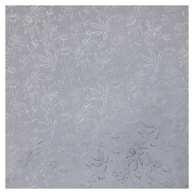 Gray Floral Paper by Recollections™, 12" x 12"