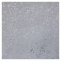 Gray Floral Paper by Recollections™, 12" x 12"
