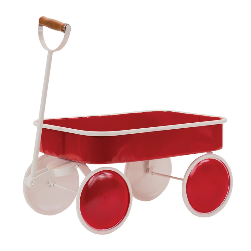 Metal Wagon Décor Set, 18" & 14.25"