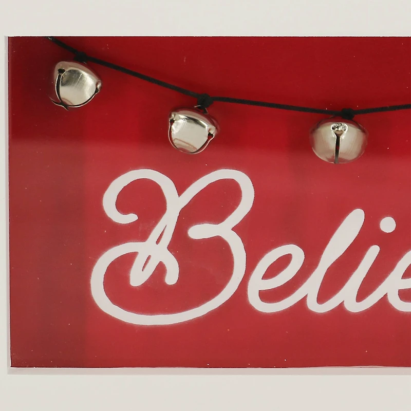 9" Red & White Believe Bells Tabletop Décor by Ashland®
