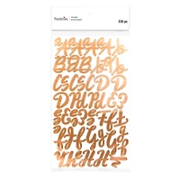 12 Packs: 235 ct. (2,820 total) Rose Gold Handwritten Alphabet Stickers by Recollections™