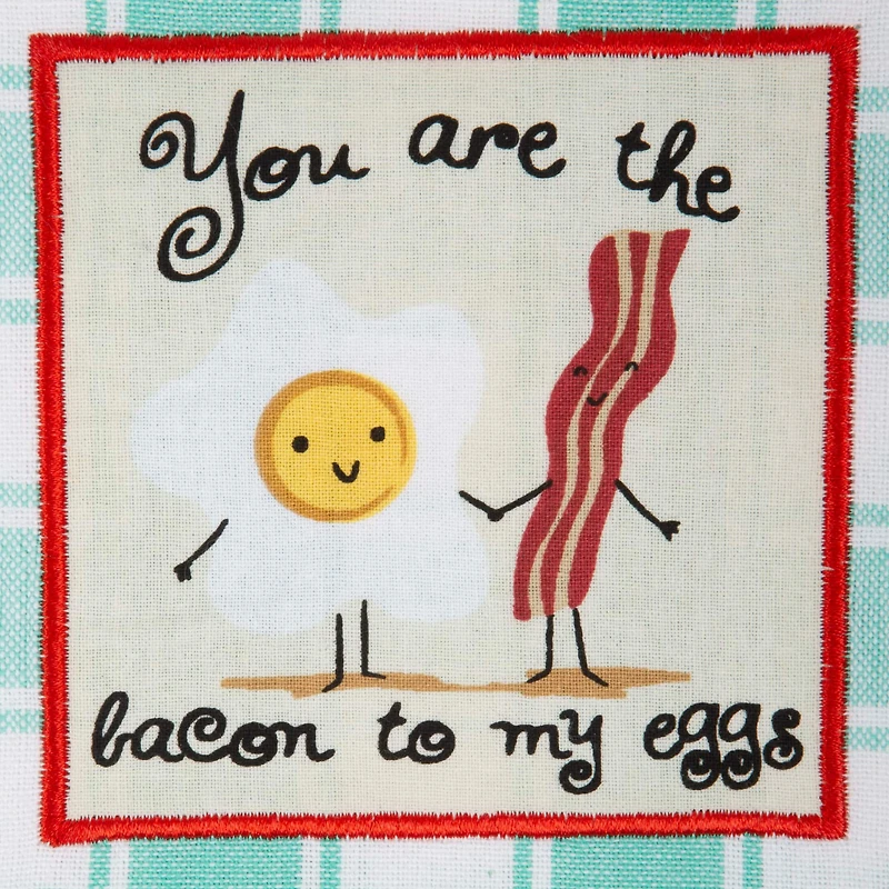 DII® Rise & Shine Breakfast Embroidered Dish Towel Set