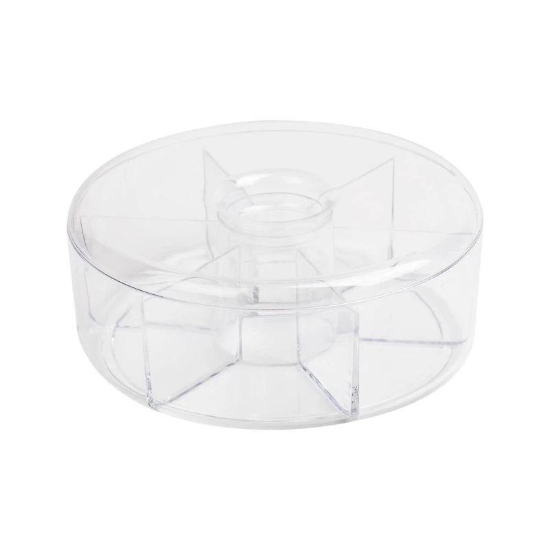 Mind Reader 6-Compartment Clear Acrylic Tea Bag Storage & Organizer