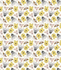 Disney Pooh & Friends Tossed Cotton Fabric