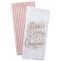 DII® Assorted Merry Little Christmas Dishtowel Set