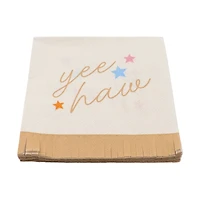 24 Packs: 20 ct. (480 total) Yee Haw Beverage Napkins by Celebrate It™