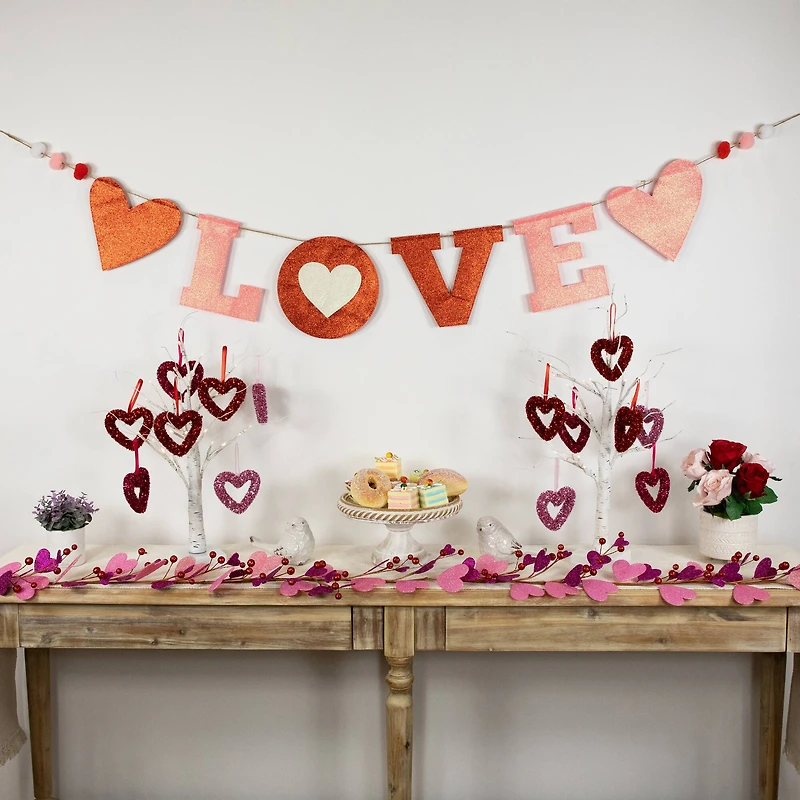 5ft. Valentine's Day Glitter "Love" Wall Banner