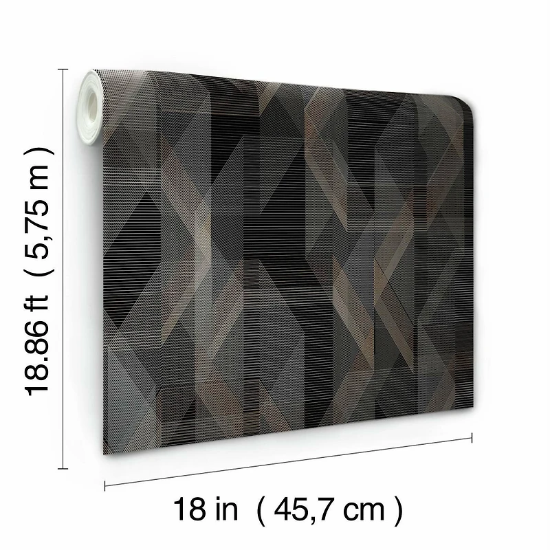 RoomMates Debonair Geometric Peel & Stick Wallpaper
