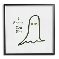 Stupell Industries I Sheet You Not Ghost Framed Giclee Art