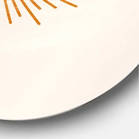 Designart - Orange Sun Print II
