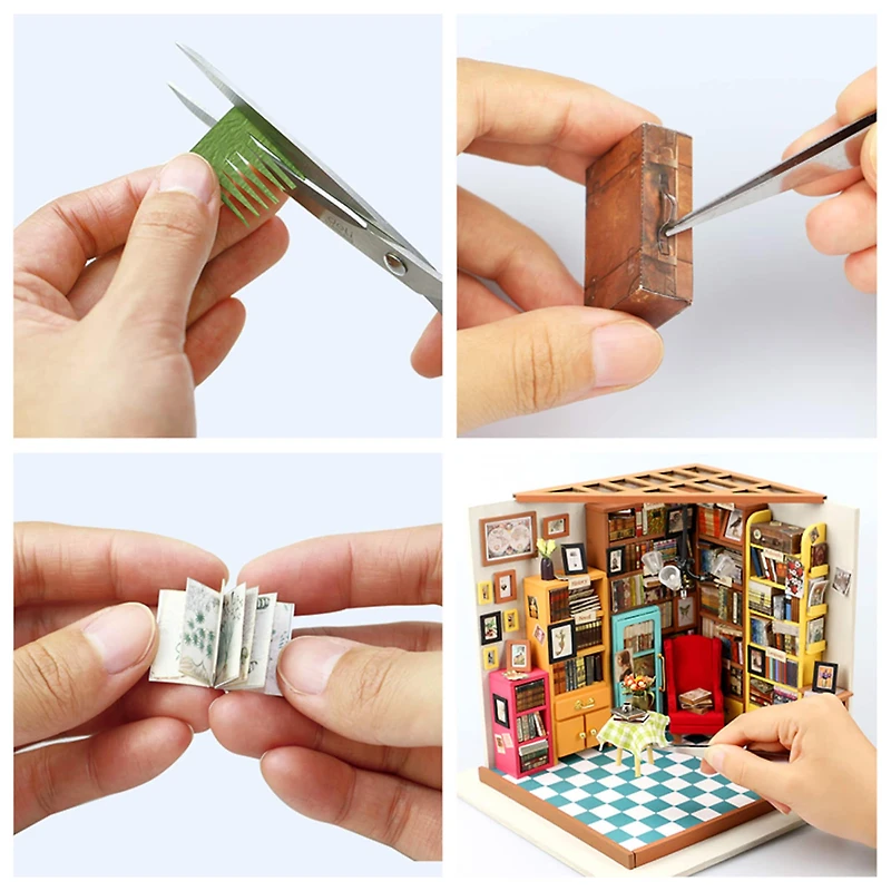 Rolife® Sam's Study DIY Miniature House Kit