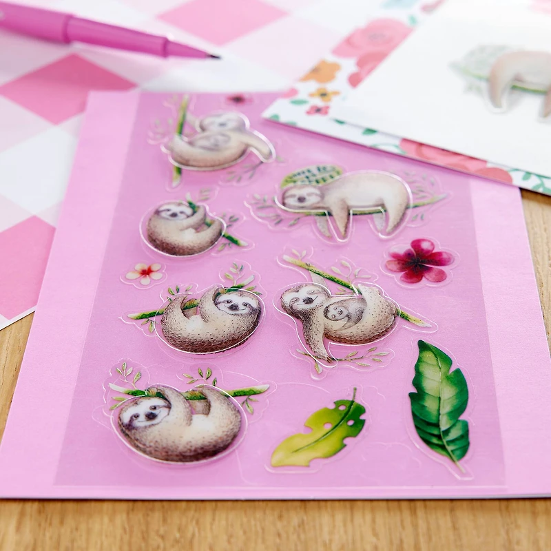 Sloth Dimensional Stickers by Recollections™