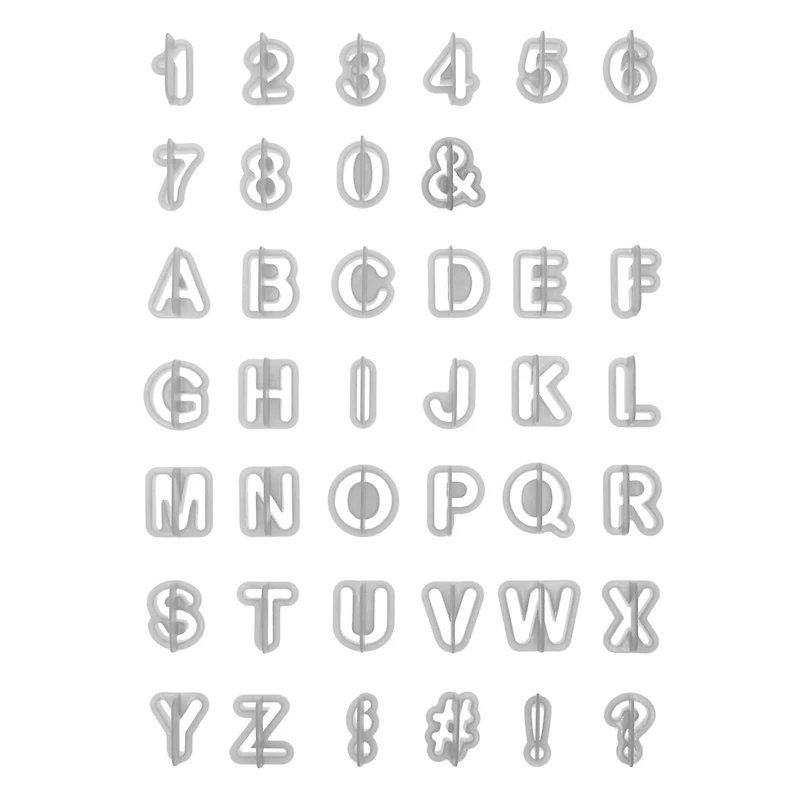 Alphabet & Number Cut Out Set by Makery™