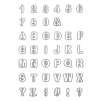 Alphabet & Number Cut Out Set by Makery™