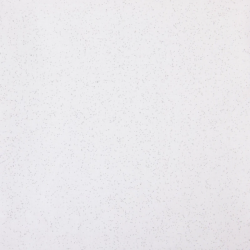 Fabric Traditions Silver Glitter on White Cotton Fabric