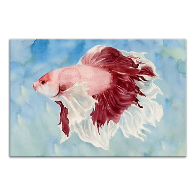 Red Fish 18" x 12' Canvas Wall Art
