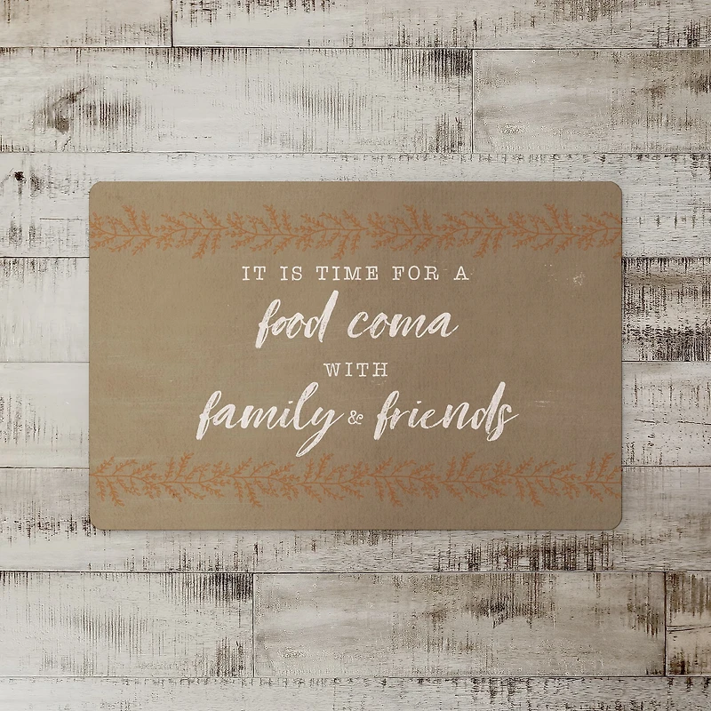 Food Coma Time Floor Mat