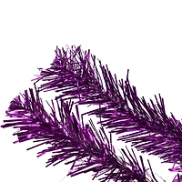4ft. Unlit Purple Tinsel Artificial Christmas Tree