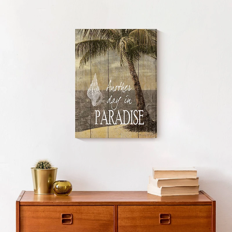 Another Day In Paradise 12" x 16" Canvas Wall Art