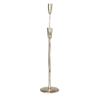 Hello Honey® 21.5" Silver Metal Candelabra
