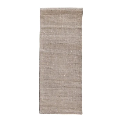 Hello Honey® 72" Natural Woven Hemp Fiber & Cotton Rectangle Table Runner