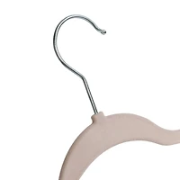 Honey Can Do Dusty Pink Slim-Profile Non-Slip Velvet Hangers