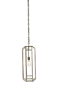 Hello Honey® 25" Hanging Pendant Lamp With Gold Finish
