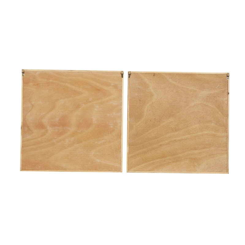 Brown & White Wood Rustic Southwest Wall Décor Set
