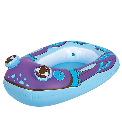 Pool Central 34" Purple Octopus Children's Inflatable Pool Boat Float