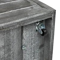 6ft. Pre-Lit Deluxe Russian Pine Artificial Christmas Tree in Planter, Warm White LED Lights